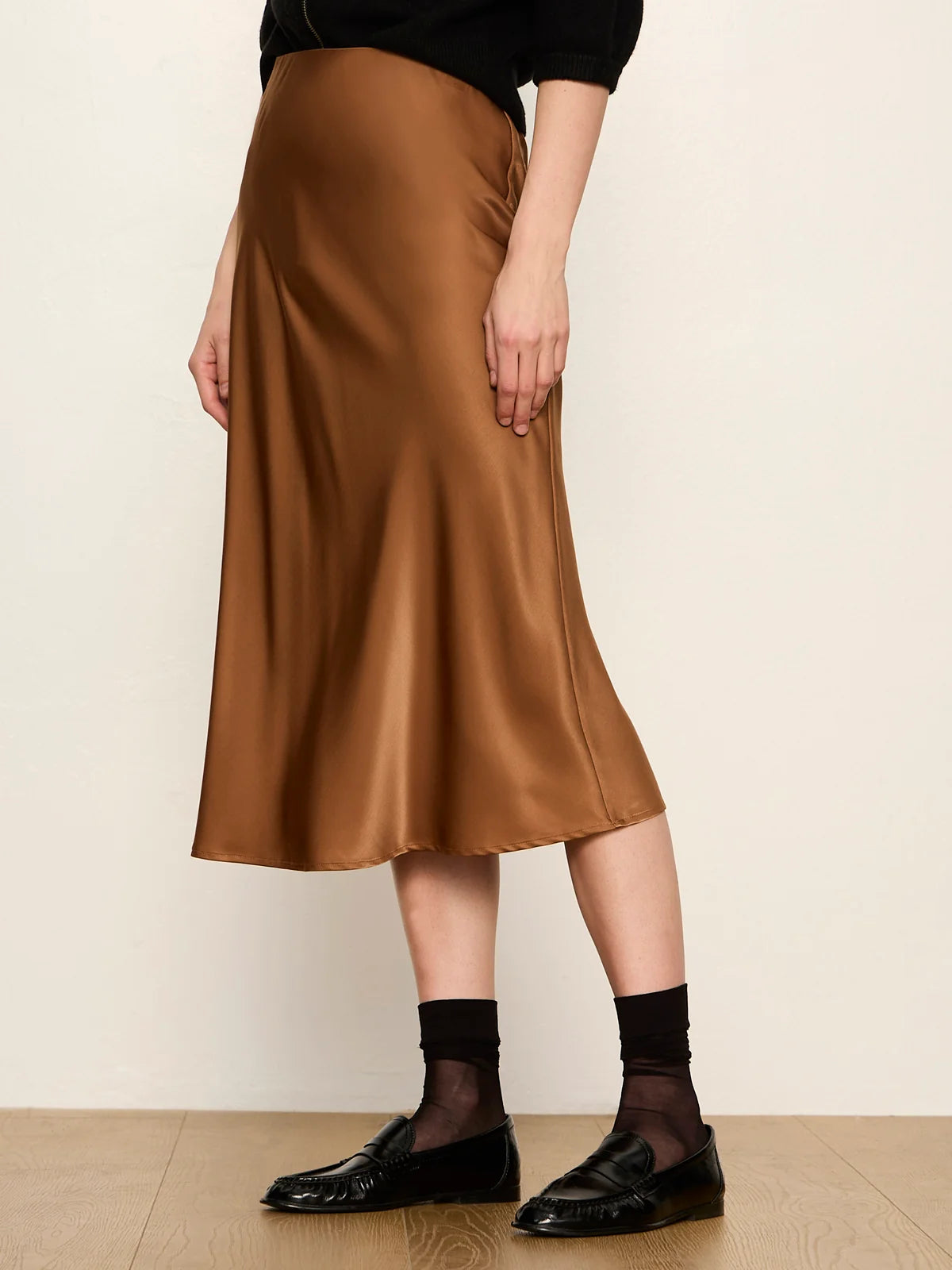 Everyday Midi Skirt by Sanctuary in Cocoa Powder