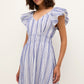 Emilia Dress by Marie Oliver in Dazzling Stripe