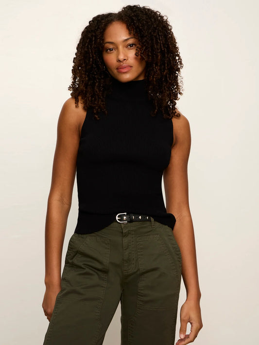 Nova Mock Neck Tank by Sanctuary in Black