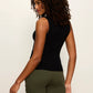 Nova Mock Neck Tank by Sanctuary in Black