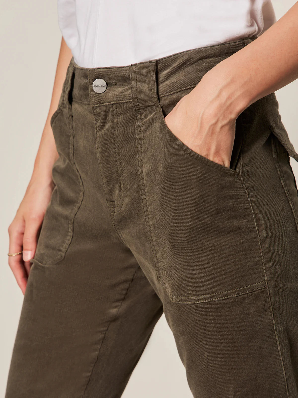Hayden Corduroy Bootcut by Sanctuary in Kalamata