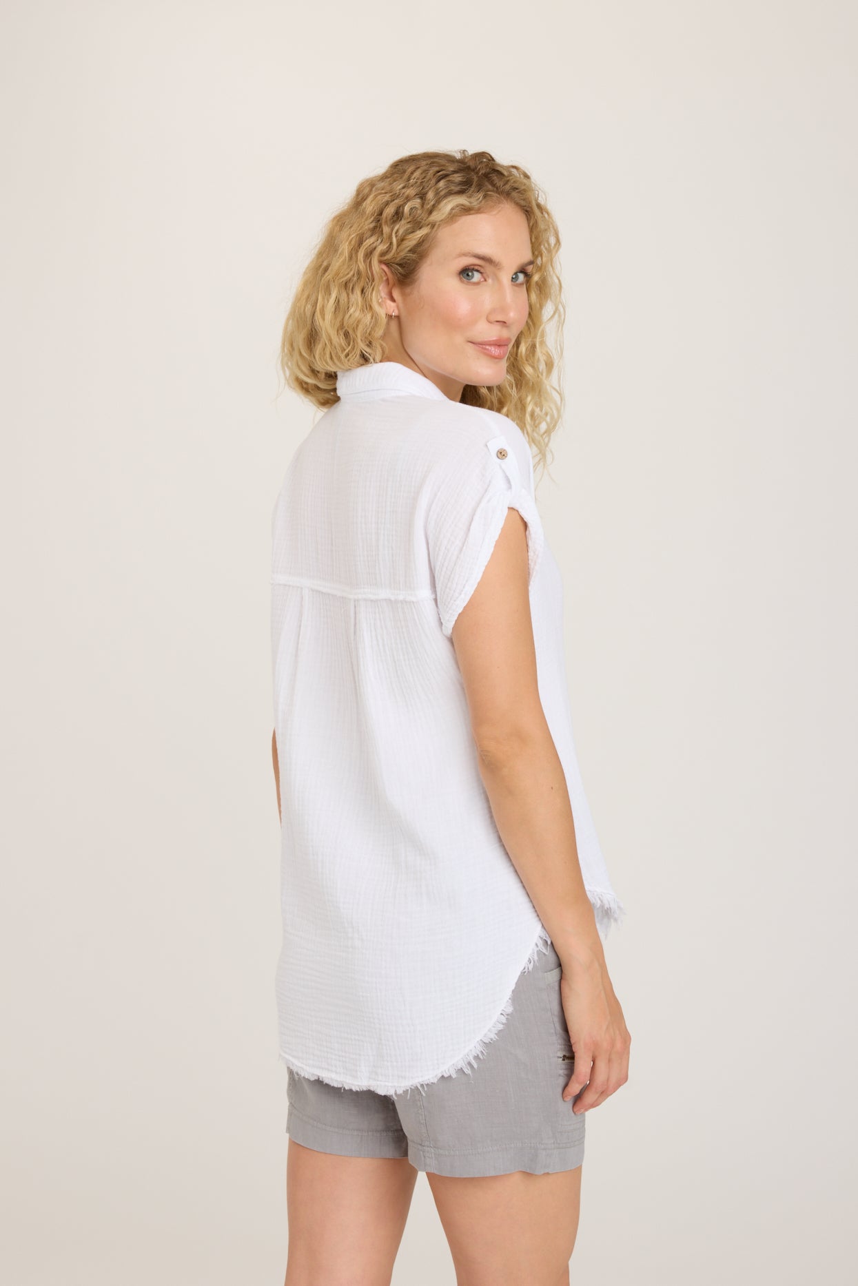 Naresha Tunic by Wearables in White