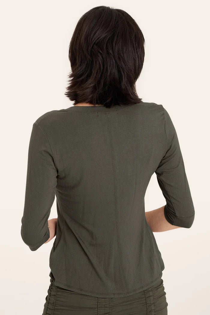 Principle Top by Wearables in Olive