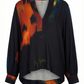 Top by La Fee Maraboutee in Marine/Curcuma