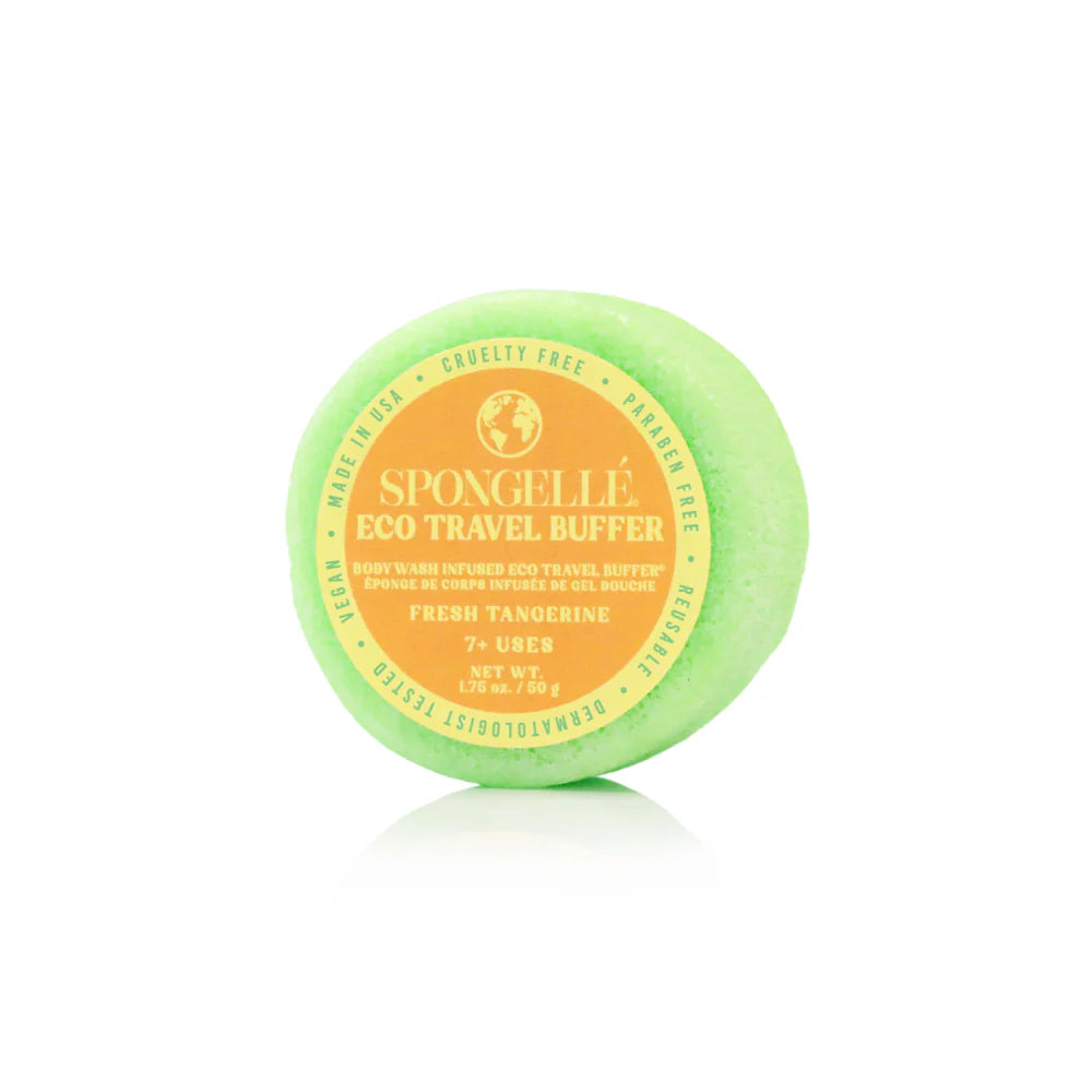 Fresh Tangerine Eco Travel Buffer by Spongelle