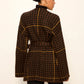 Jacquard Coatigan by Sanctuary in Golden Plaid