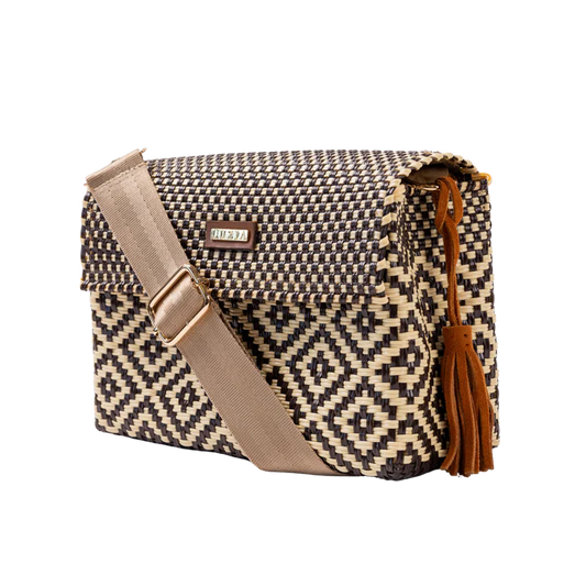 Crossbody Multi Diamond by LUZIA in Brown Beige