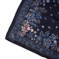 Rodeo Lassie Embroidered Bandana by Vismaya Scarves in Navy