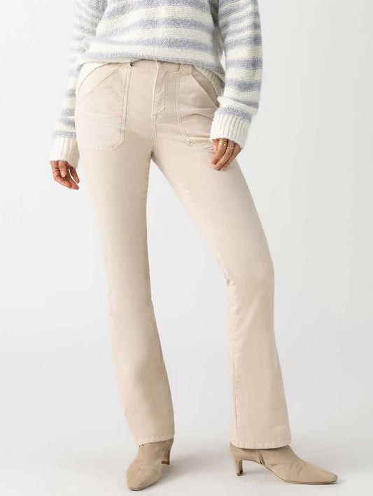 Velveteen Hayden Bootcut Pant by Sanctuary in Toasted Almond