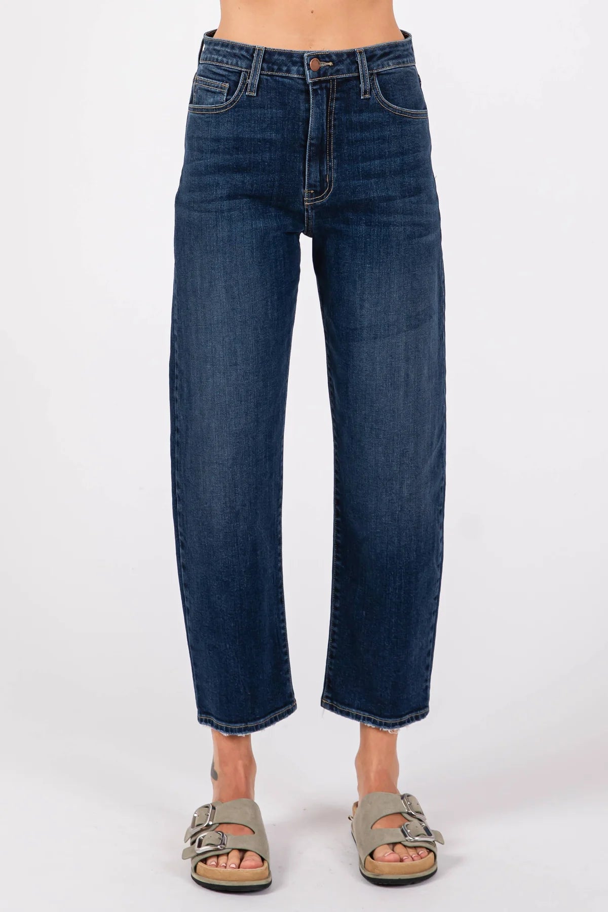 Modena High Rise Tapered Jean By Letter to Juliet in Dark