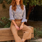 Good Boyfriend Shirt by And For Good in Hydrangea Beauty Cornflower Blue