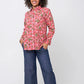Good Boyfriend Shirt by And For Good in Tomato Pink