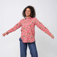 Good Boyfriend Shirt by And For Good in Tomato Pink