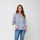 Good Boyfriend Shirt by And For Good in Hydrangea Beauty Cornflower Blue
