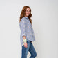 Good Boyfriend Shirt by And For Good in Hydrangea Beauty Cornflower Blue