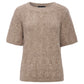 Pointelle Sweater Tee by Sanctuary in Heather Hazelnut