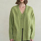 Cardigan by elle grey in Green