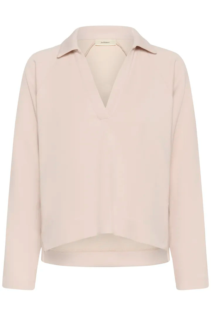 Sim Vincent Polo Blouse by InWear in Haze