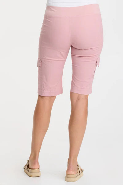 Zola Bermuda Short by Wearables in Lavender Suede