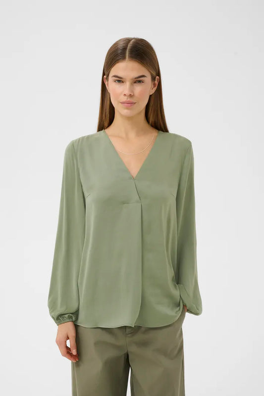 Rinda Top by InWear in Mulled Basil