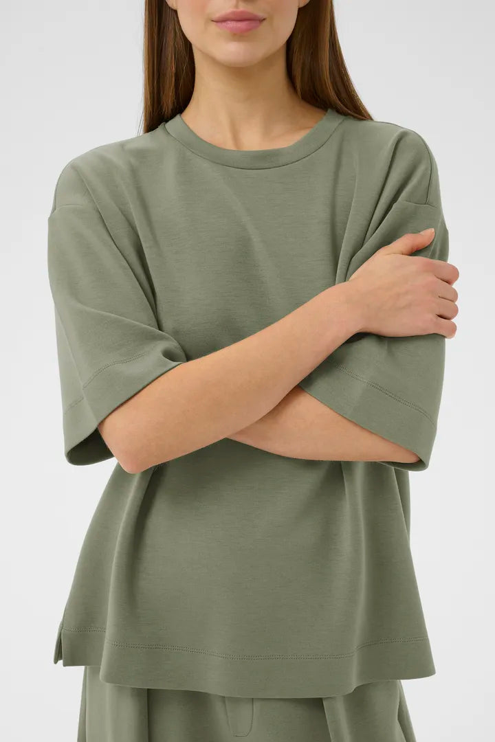 Pannie Oversize T-Shirt by InWear in Mulled Basil