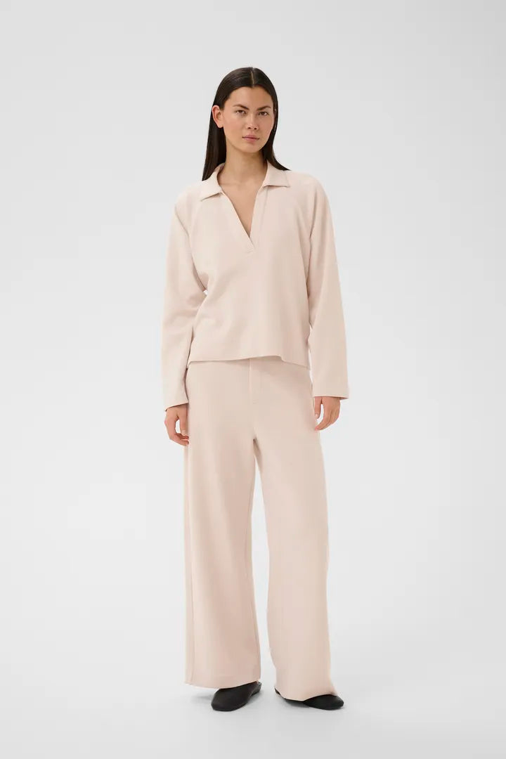 Sim Vincent Polo Blouse by InWear in Haze