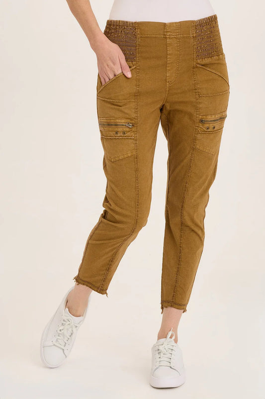 Acker Slim Pant by Wearables in Distress Wash Copper