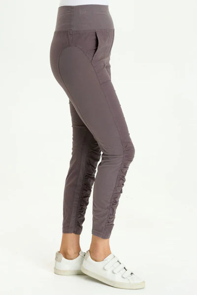 High Waist Penny Pant by Wearables in Charcoal