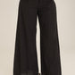 Kaj Wide Leg Pant by Wearables in Black