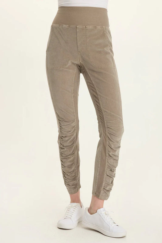 Cord Penny Legging by Wearables in Truffle