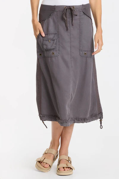 Finely Bubble Skirt by XCVI in Graphite Point