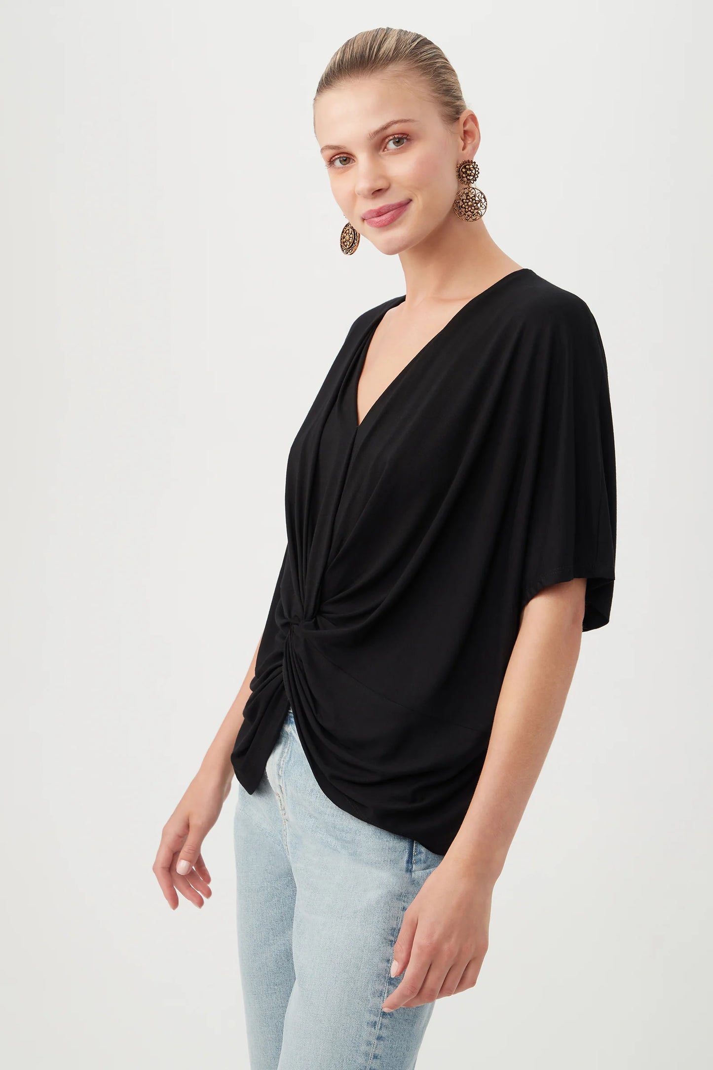 Empire State 2 Top by Trina Turk in Black
