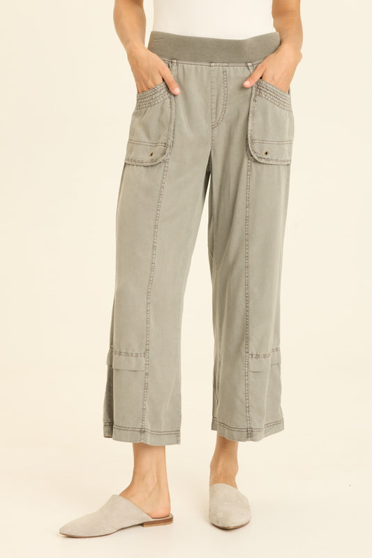Mallis Gaucho Pant by XCVI in Magnetic Grey