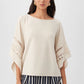 Chic Wrap 2 Sweater by Trina Turk in Fisherman's White