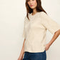 Diamond Stitch Sweater Tee by Sanctuary in Bone