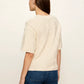 Diamond Stitch Sweater Tee by Sanctuary in Bone