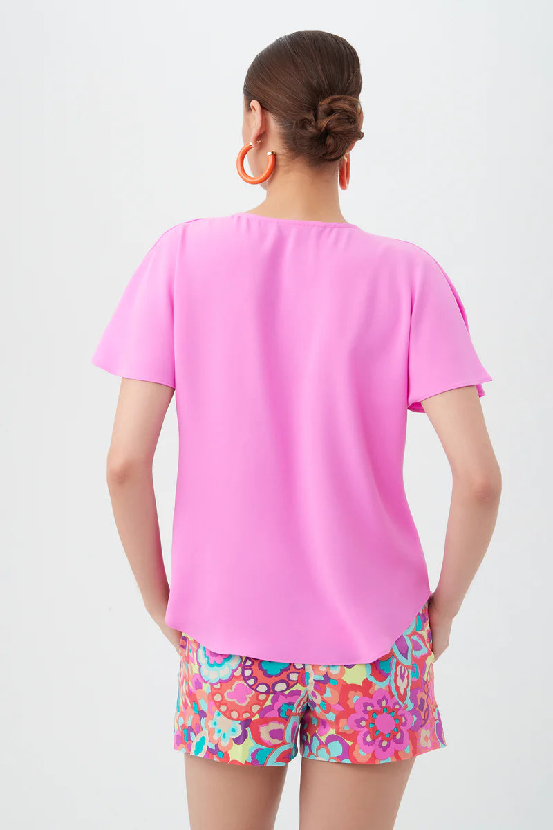 Limoncello Top by Trina Turk in Piazza Pink
