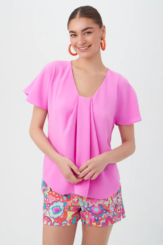 Limoncello Top by Trina Turk in Piazza Pink