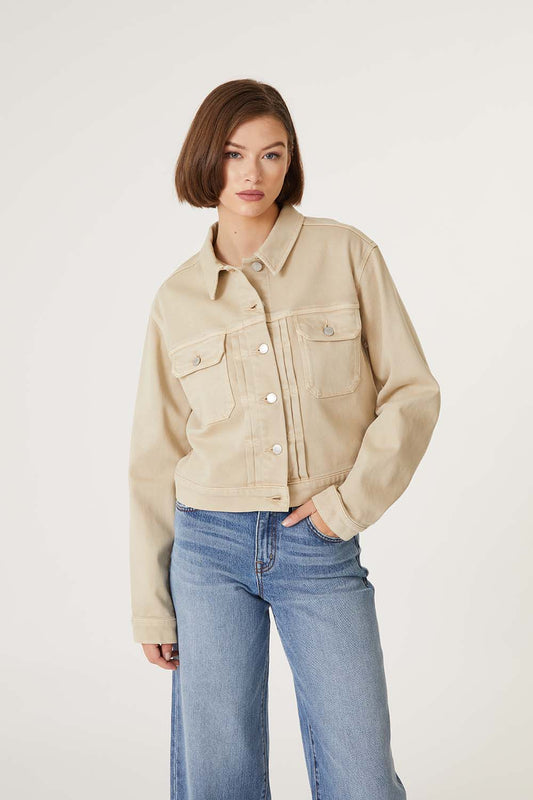 Westend Jacket by Level 99 in Natural