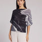Anna Marble Texture Top by Wild Cosmos in Black Mix