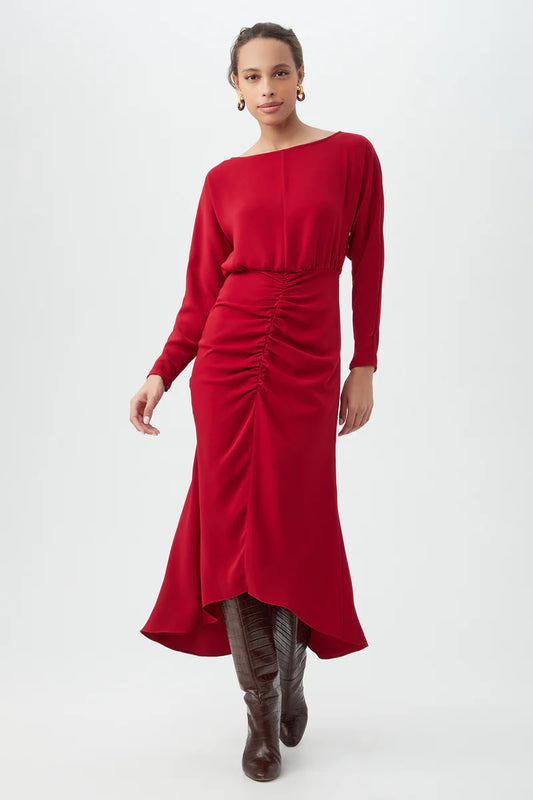 Behati Dress by Trina Turk in Roselle Red