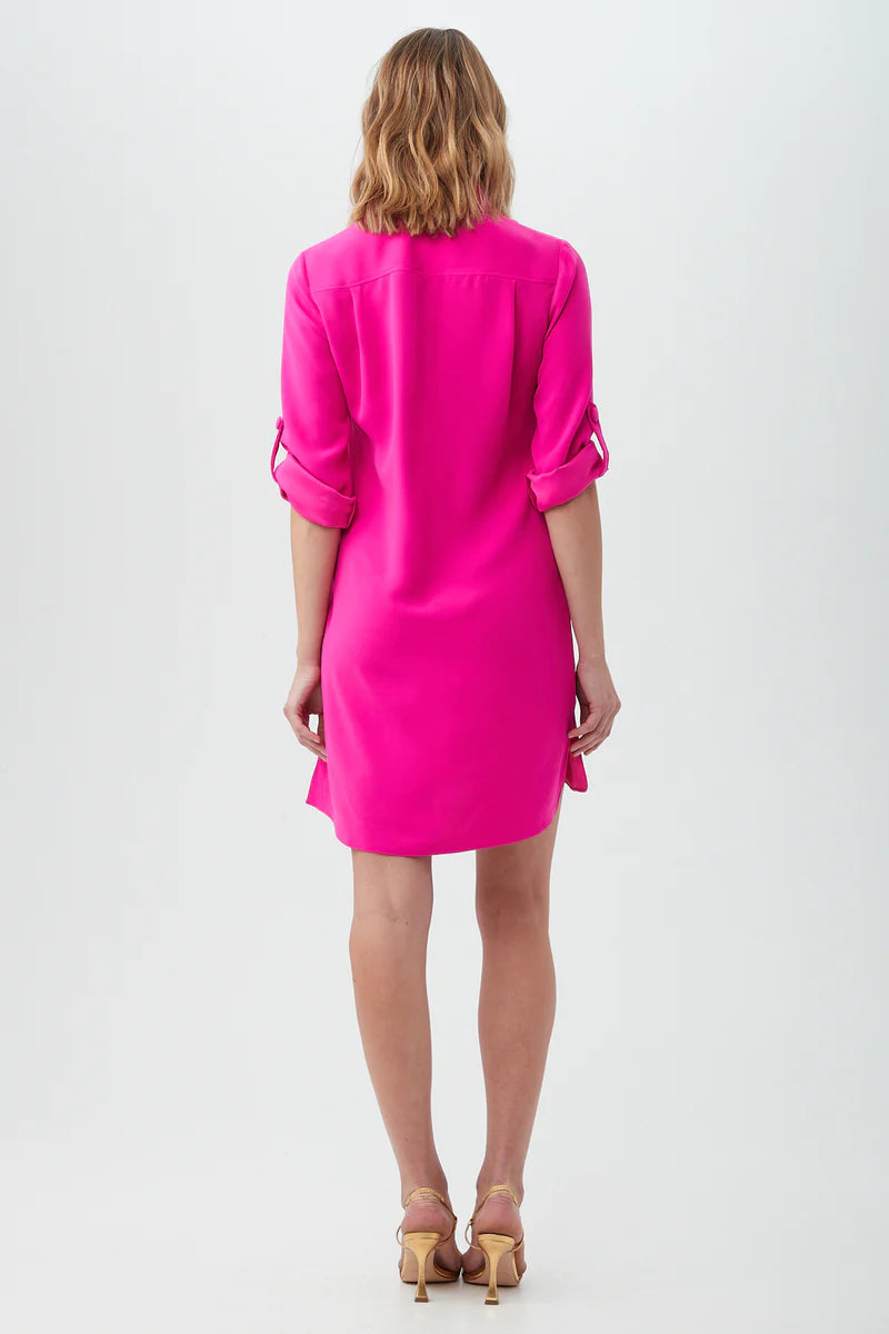 Portrait Shirt Dress by Trina Turk in Trina Pink