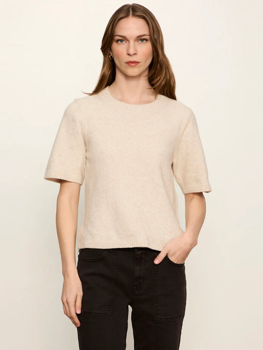 Perfect Sweater Tee by Sanctuary in Heather Dark Bone