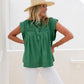 Anne Blouse by Ex Voto in Comfrey Green