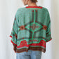 Fleur De Lys Kimono by One Hundred Stars in Aqua