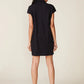 Slub Snap Dress by ANTHEM the label in Black