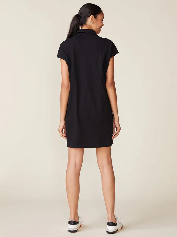 Slub Snap Dress by ANTHEM the label in Black