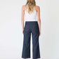 Anabelle Crop Wide Leg Pant by Level 99 in Indigo Night