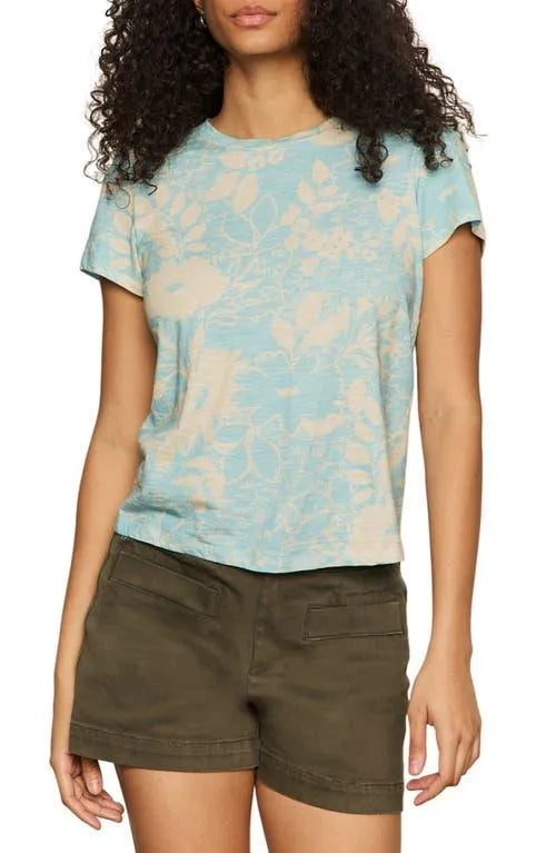 The Perfect Tee by Sanctuary in Blue Hibiscus