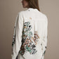 All Over Flower Print Blouse by Summum in Ivory